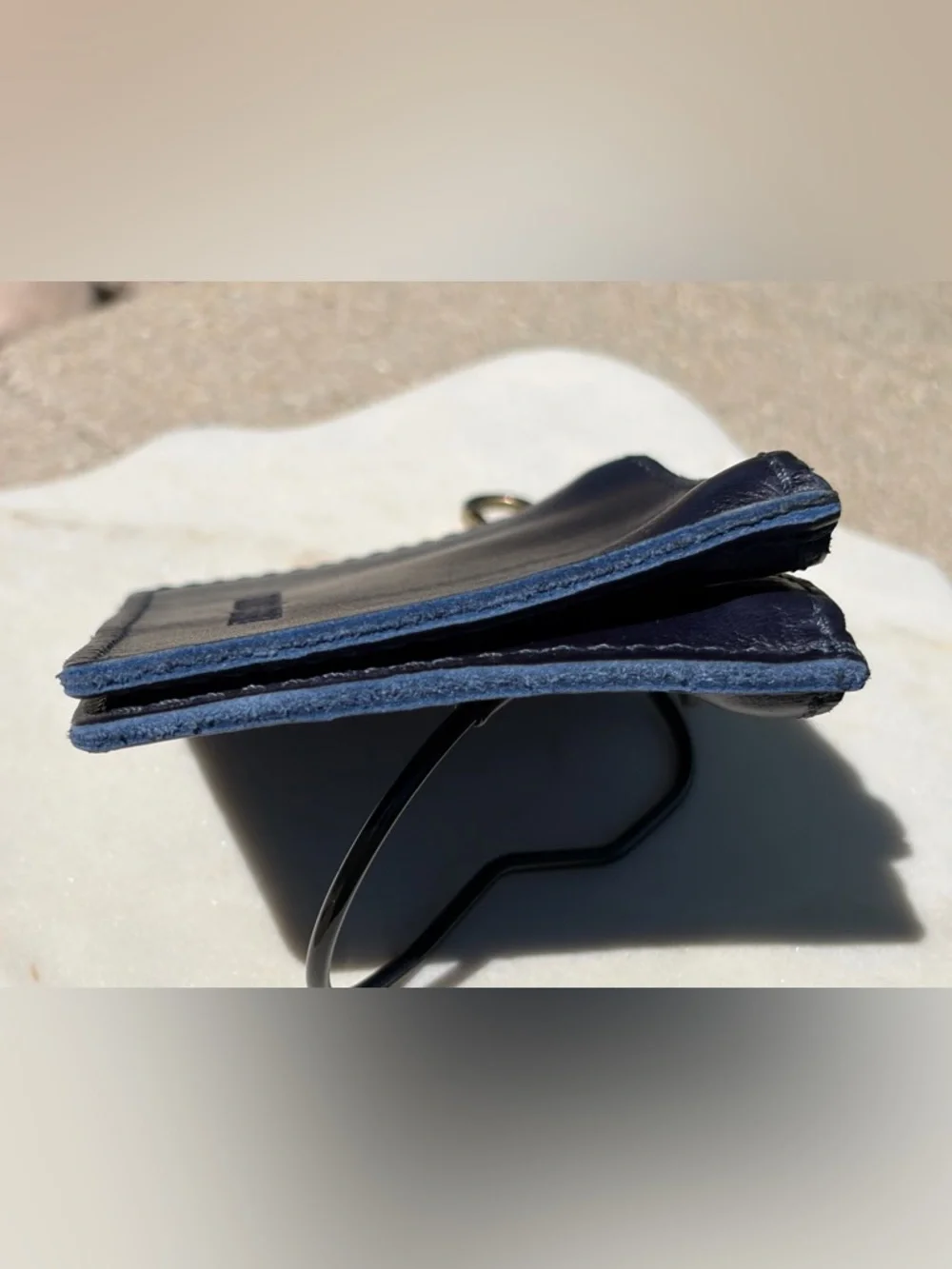 Sabrina Wallet Portland Leather Cowboy Blue NWOT